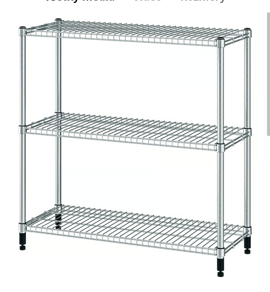 Regal nove zabalene Ikea Omar - 4