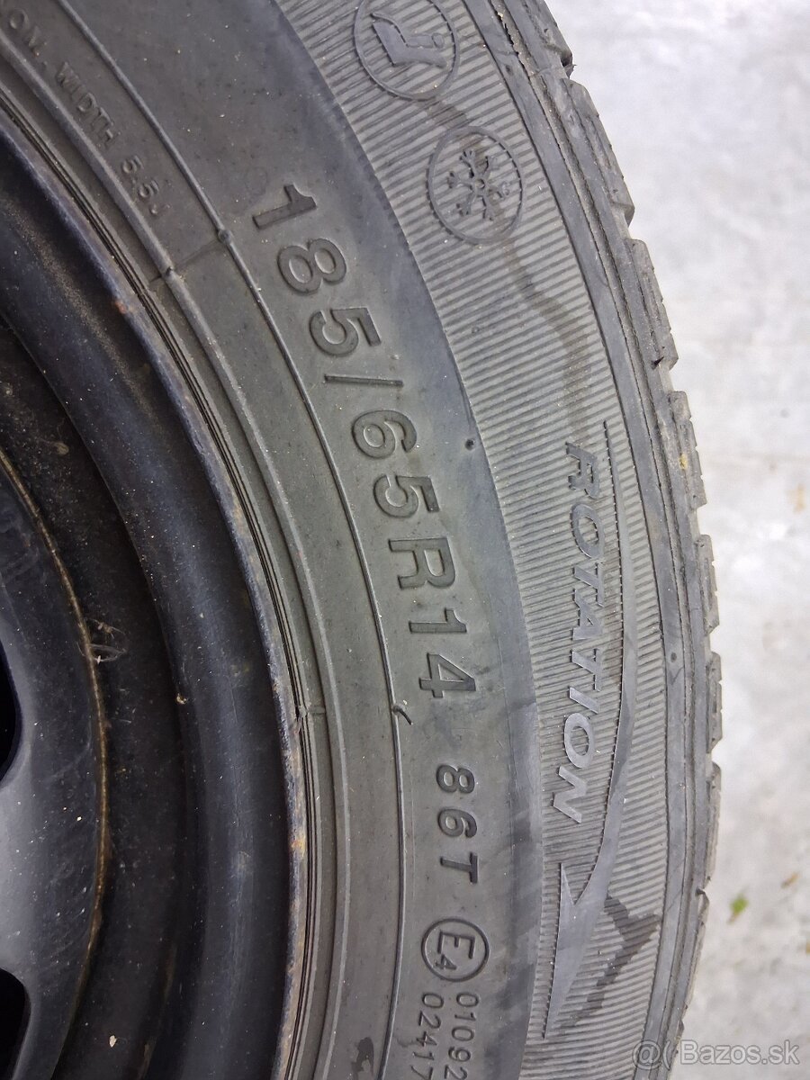 FORD FOCUS ZIMNE PNEU +DISKY 185/65R14 - 4