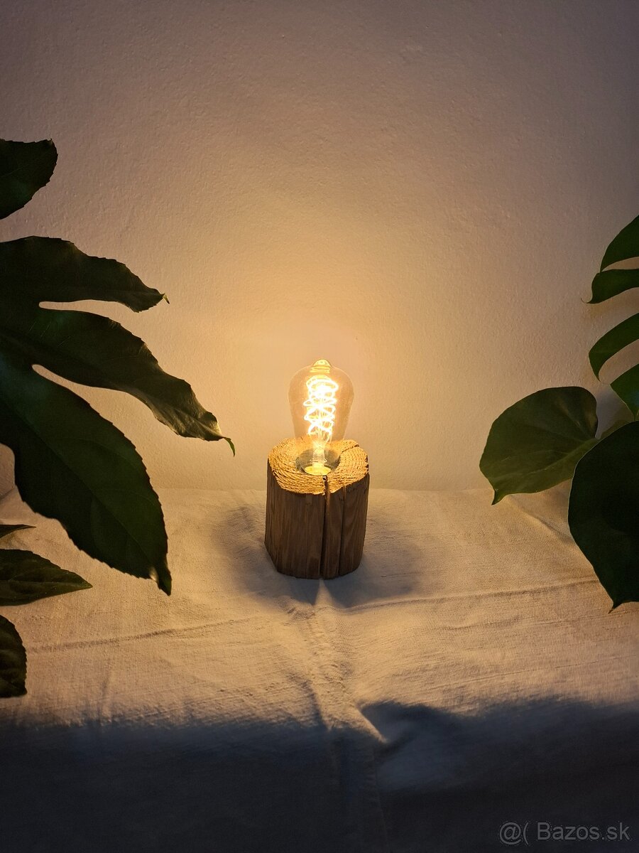 Handmade drevené lampy - 4