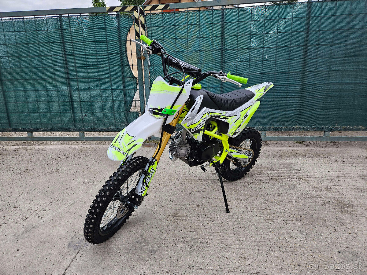 125cc Dirt Bike v neónovo zelenej farbe 17/14