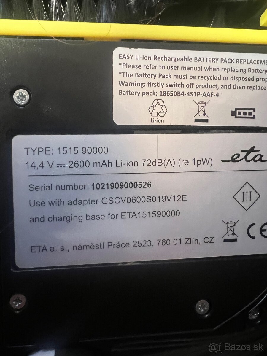 Roboticky vysavač eta 151590000 - 4