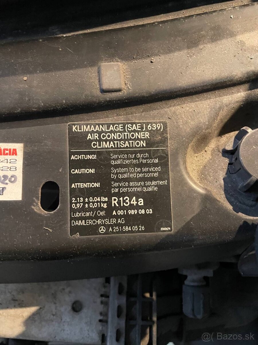 Chladičova stena Mercedes ML W164 (320CDI) - 4