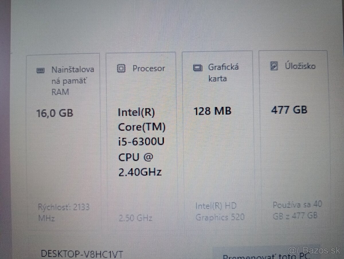 Lenovo Thinkpad T470 , Windows 10 , Intel core i5 , 16gb ram - 4