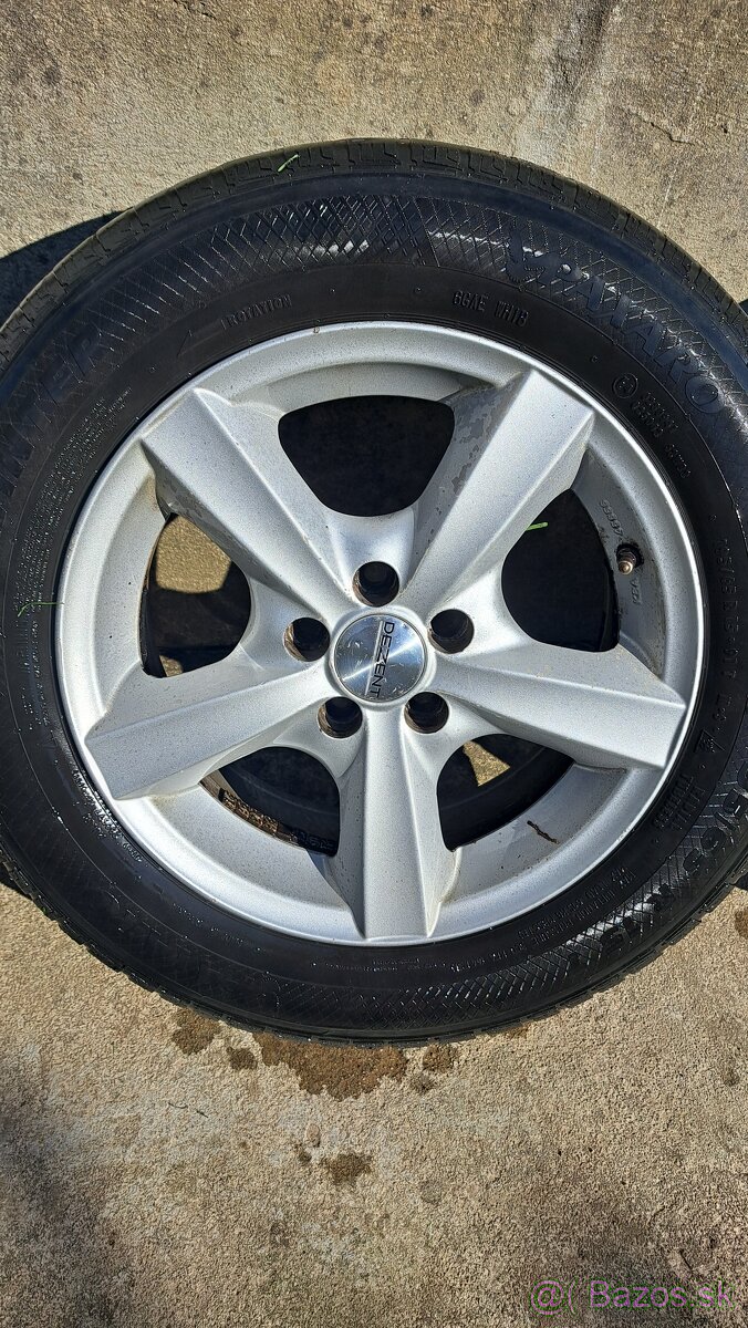 ALU disky DEZENT 5x100 6,5Jx15H2 - 4