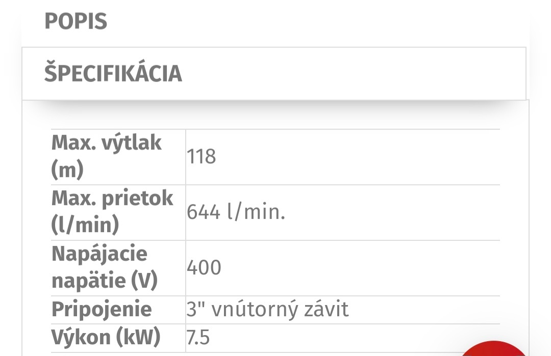 Ponorné čerpadlo - 4