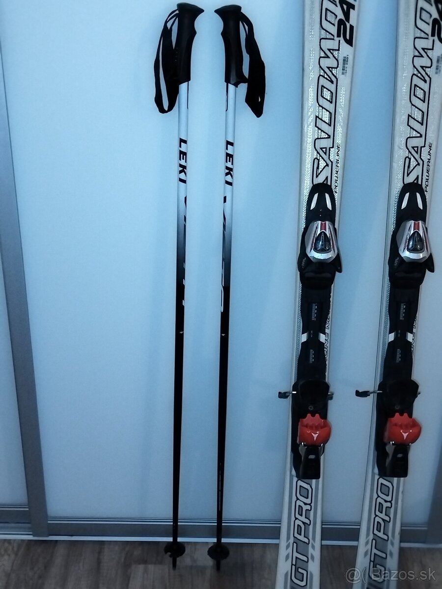 Lyže Salomon 24 GT PRO +paličky+obal - 4