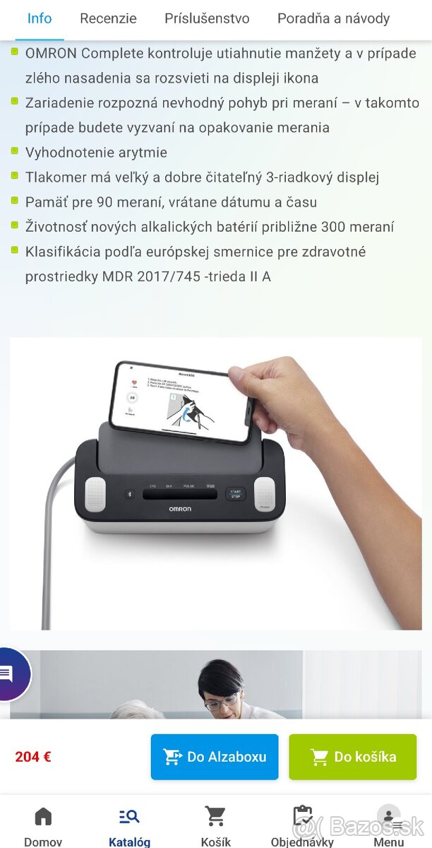 OMRON Complete tlakomer a EKG v 1 pristroji - 4