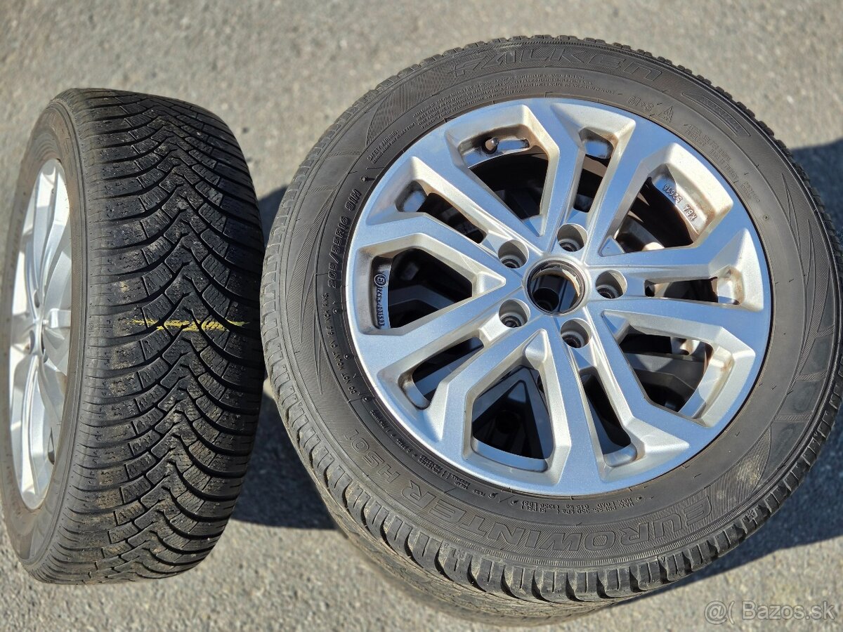 205/55 r16 zimné + hliníkové disky DEZENT 16" 5x112 ET43 - 4