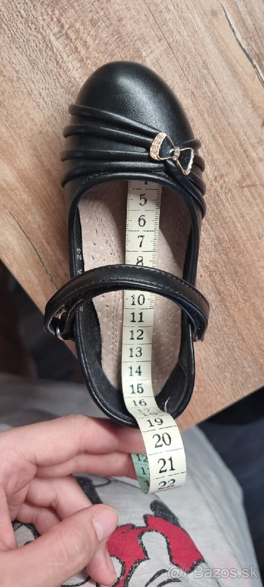 Dievčenské čierne balerínky - 4
