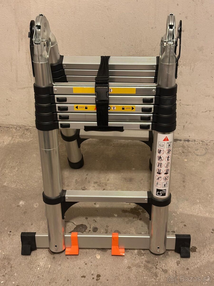 G21 Teleskopický rebrík GA-TZ12-3,8 m - 4