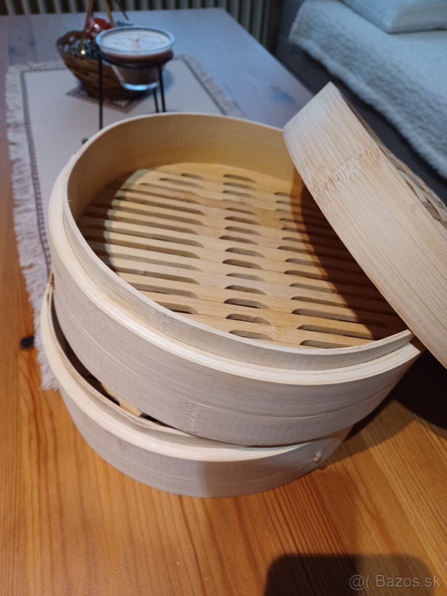 bambusový parný hrniec - 4