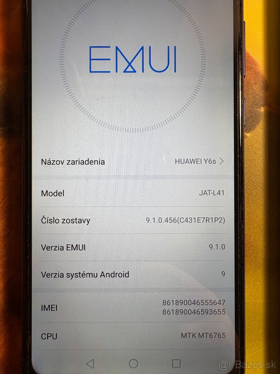 Predám Huawei Y6s v modrej farbe - 4