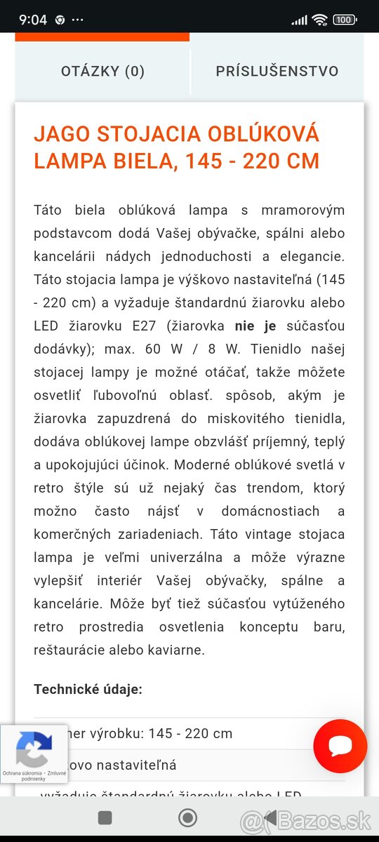 Vianočný darček lampa stojacia JAGO - 4