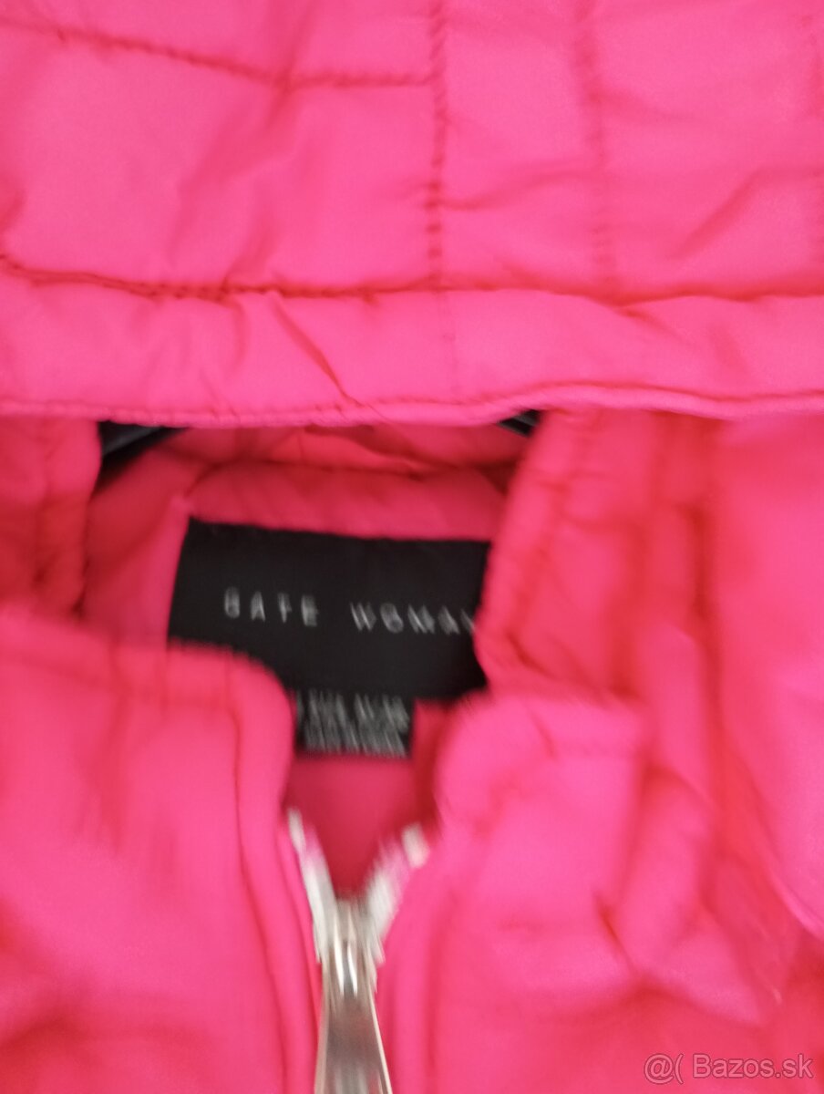 Ružová prechodná bunda S - 4