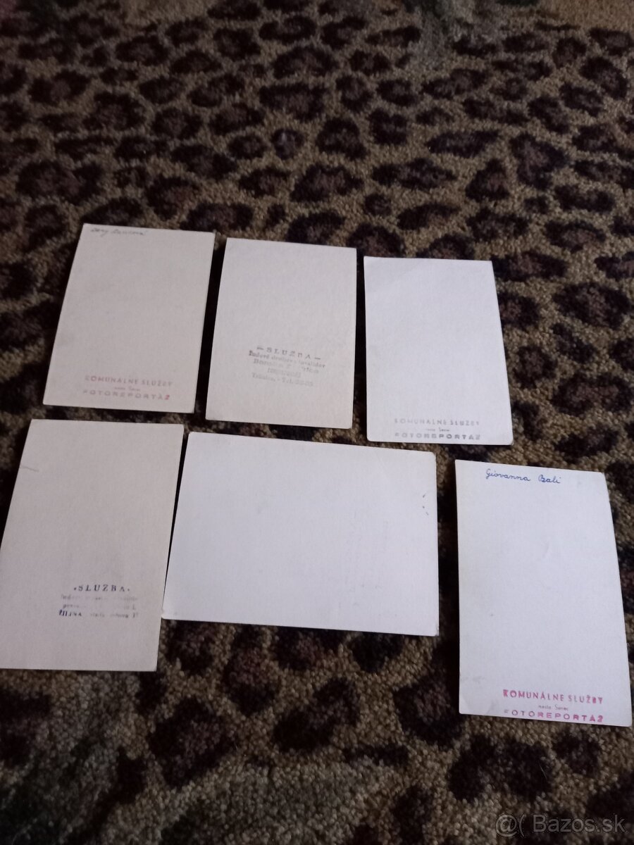 Retro pohľadnice hercov - 4