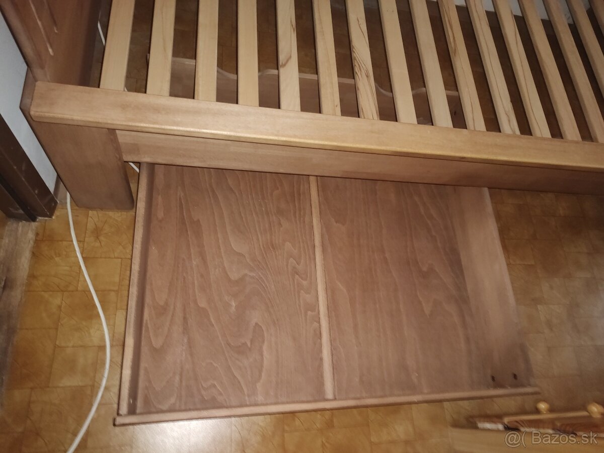 Predám bukovú posteľ - 4