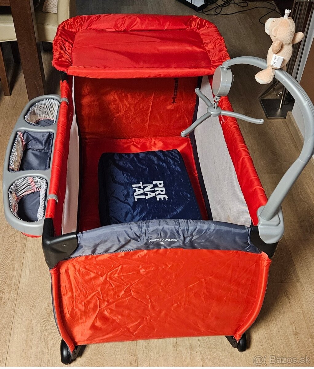 Cestovna postielka Hauck + matrac - 4