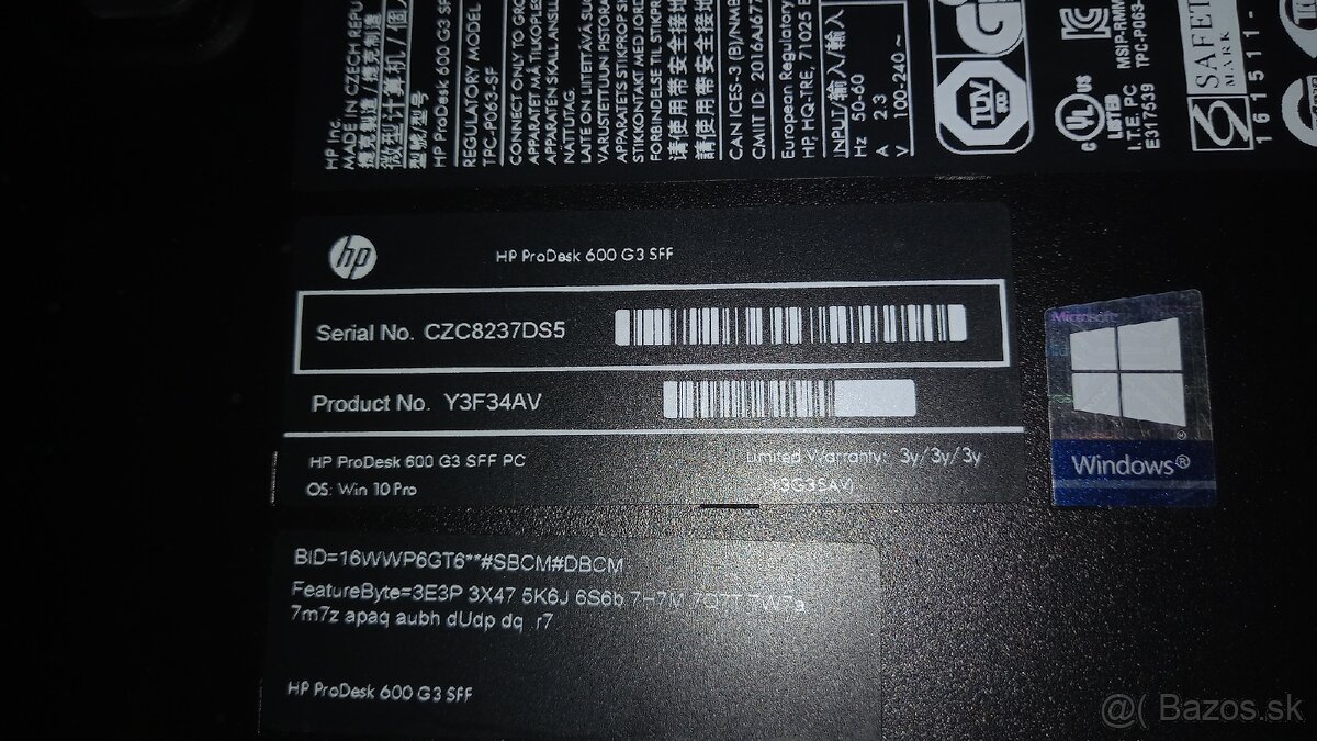 HP PRODESK 600 G3 SFF - 4