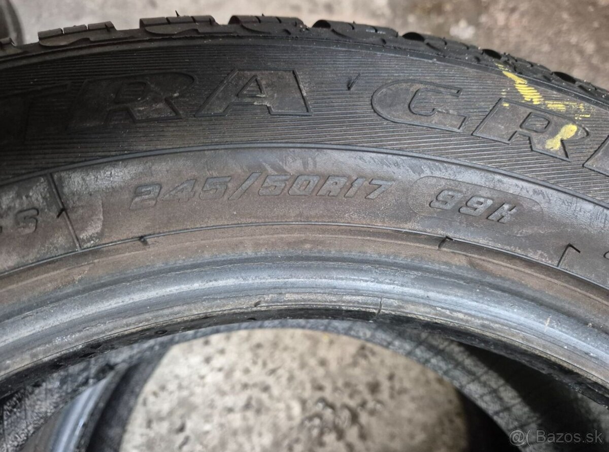 245/50 r17 zimné 2 ks GOODYEAR RUNFLAT DOT2024 - 4