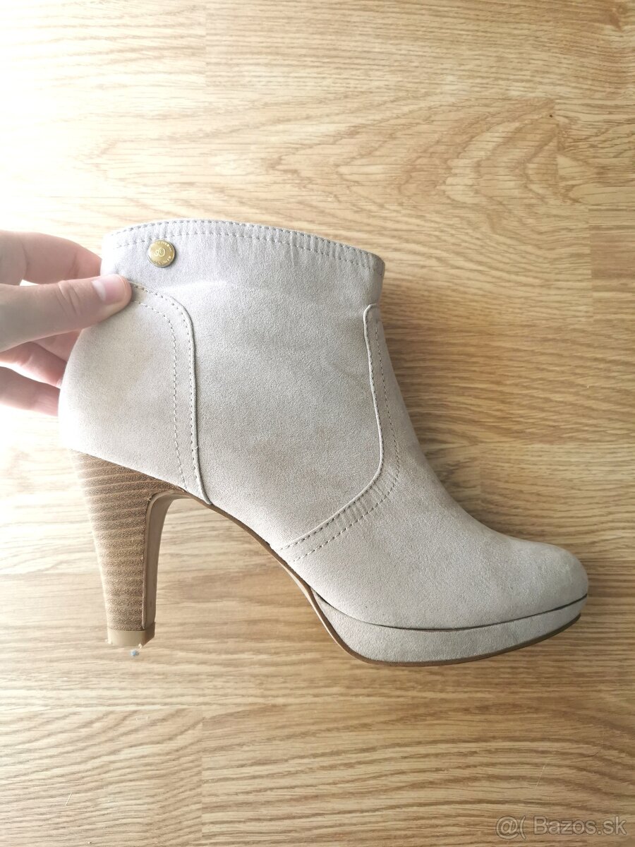 Bezove kotnikove cizmy - 4