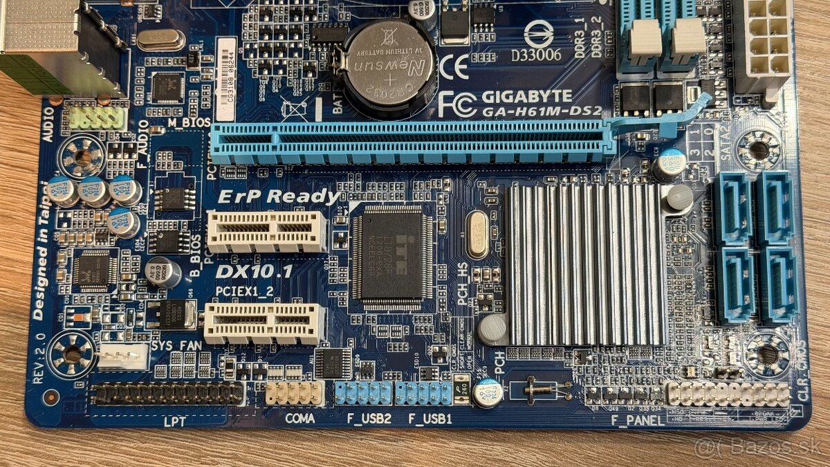 doska Gigabyte GA-H61M-DS2 + Pentium G645, socket 1155 - 4