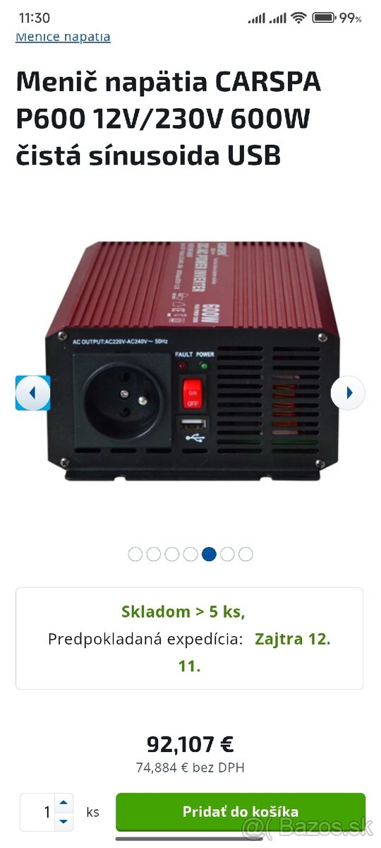 Menič napätia 600w - 4