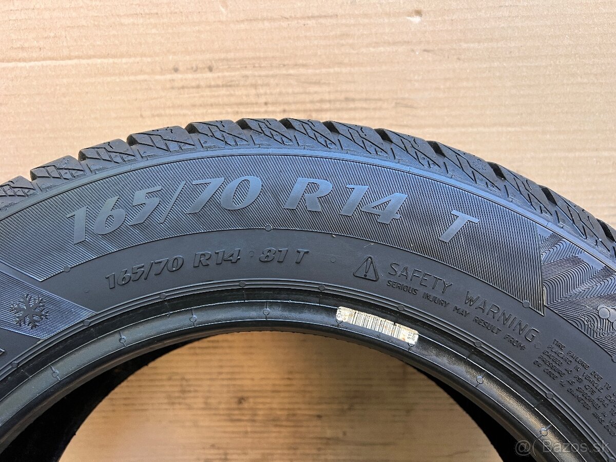 Zimné pneumatiky 165/70 R14 Matador dva kusy - 4
