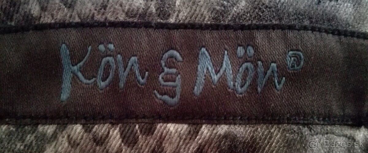 KÖN & MÖN extravagantné pánske nohavice, hadí vzor - 4