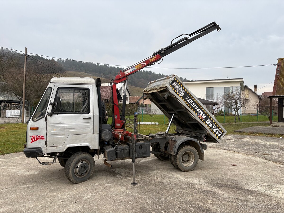 Multicar M26 4x2 Iveco 2,8 s HYDRAULICKOU RUKOU do 3,5t - 4