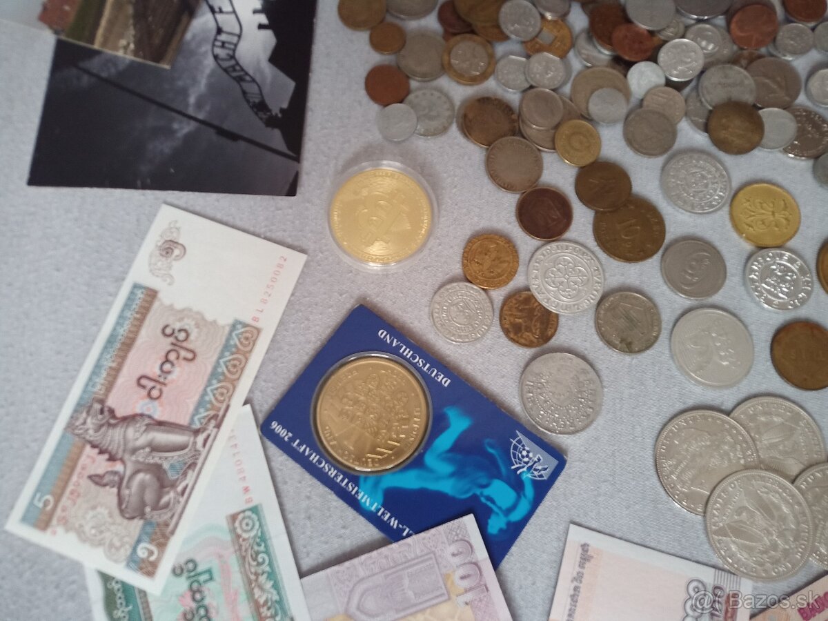 Mince bankovky pohľadnice púzdra obaly - 4