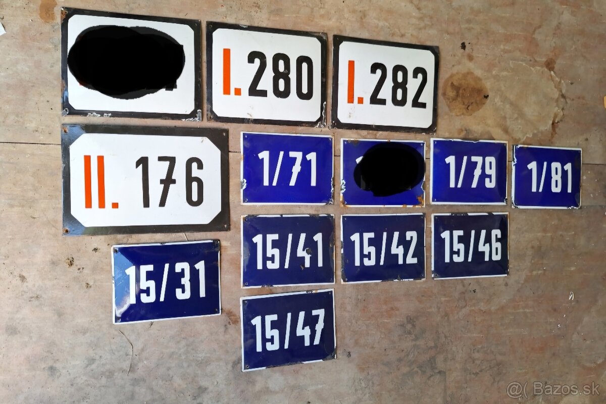 Smaltované čísla - 4