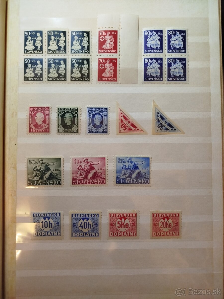 Slovenský štát - partia známok - 4