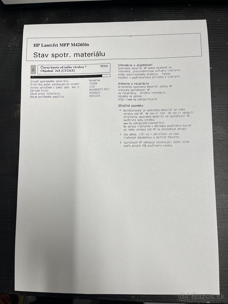 Predám HP Laser Jet M426fdn - 4