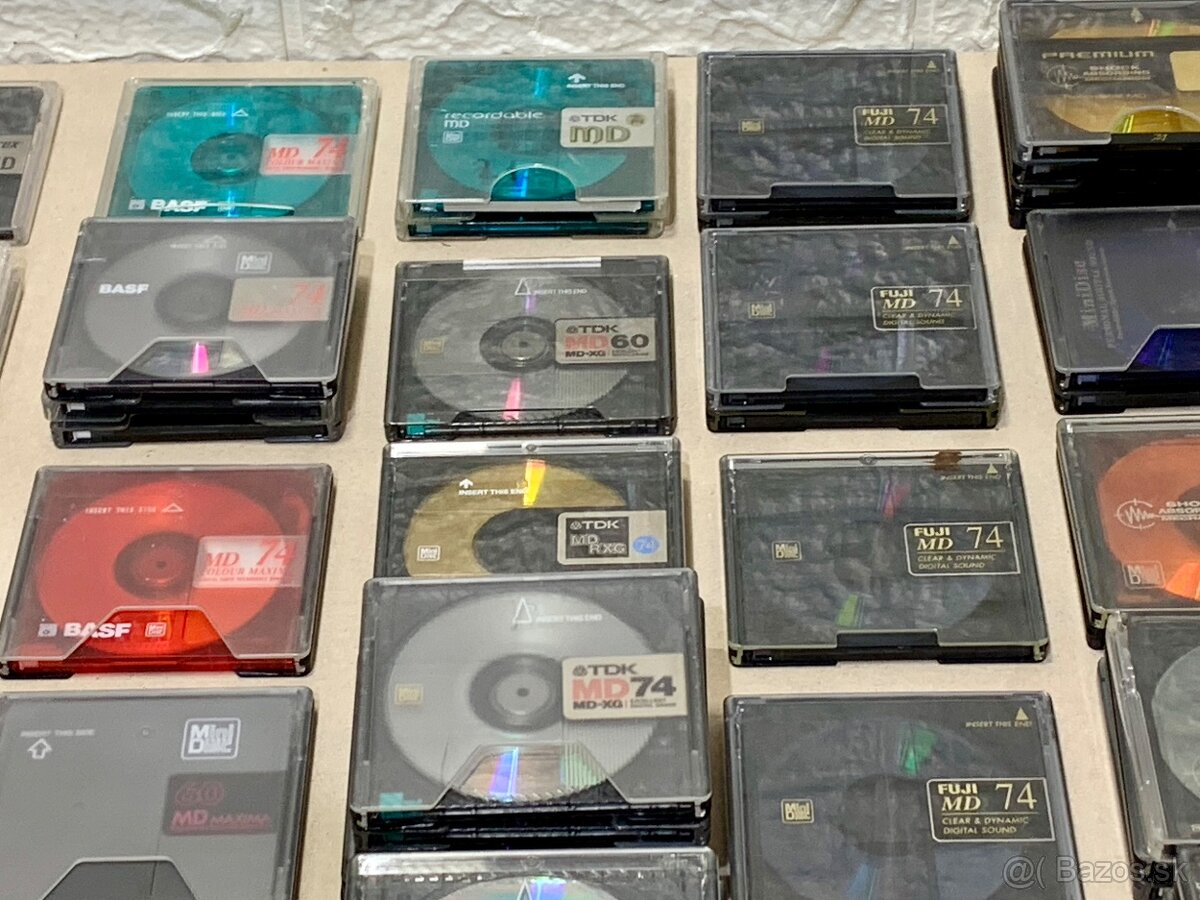Sony. Maxell. TDK. BASF. FUJI … minidisk - 4
