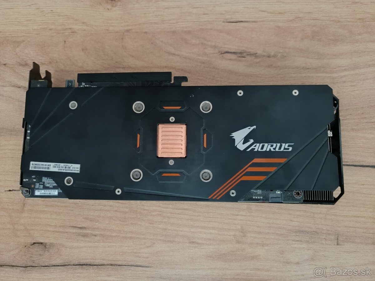 Predám Gigabyte Aorus GTX 1060 6GB - 4