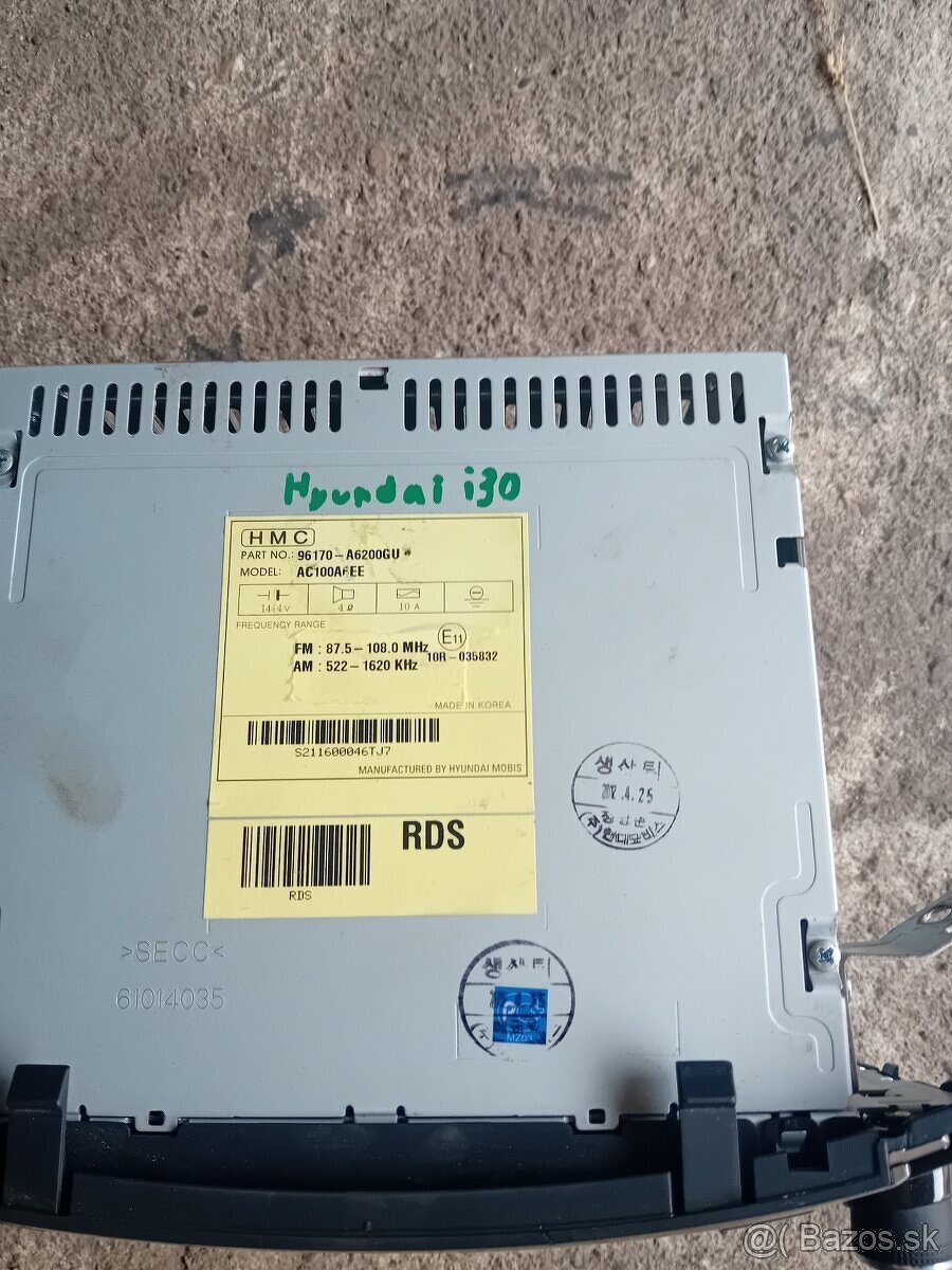Predam autoradio hyundai i 30 - 4