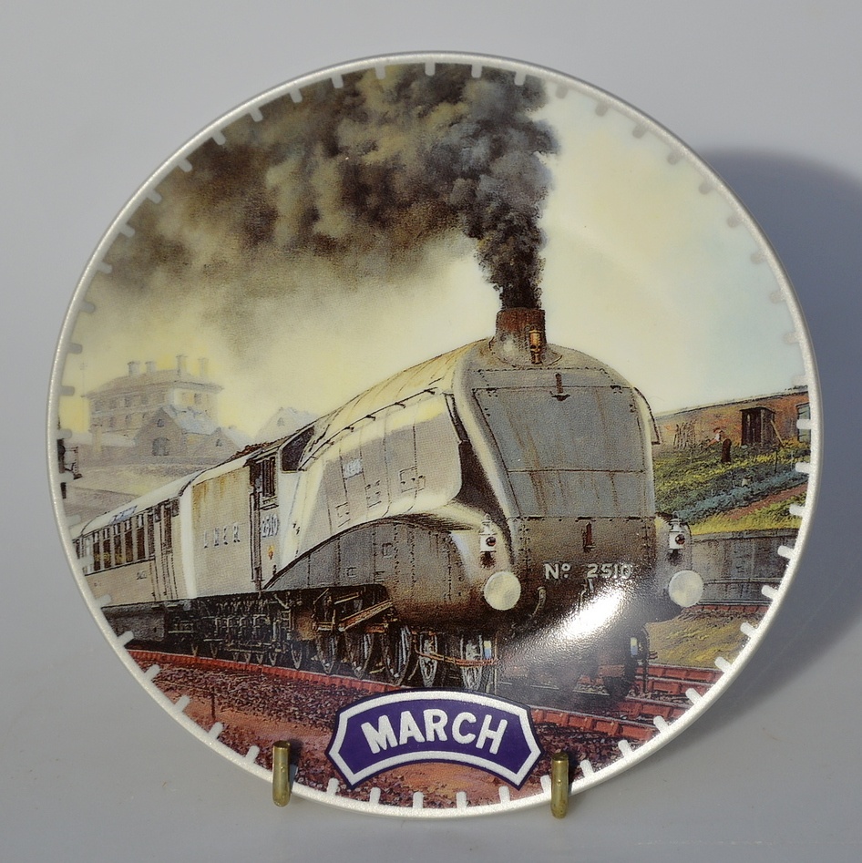 Pre milovníkov VLAKOV - Sada 12 mesiacov - 12 tanierov - 4