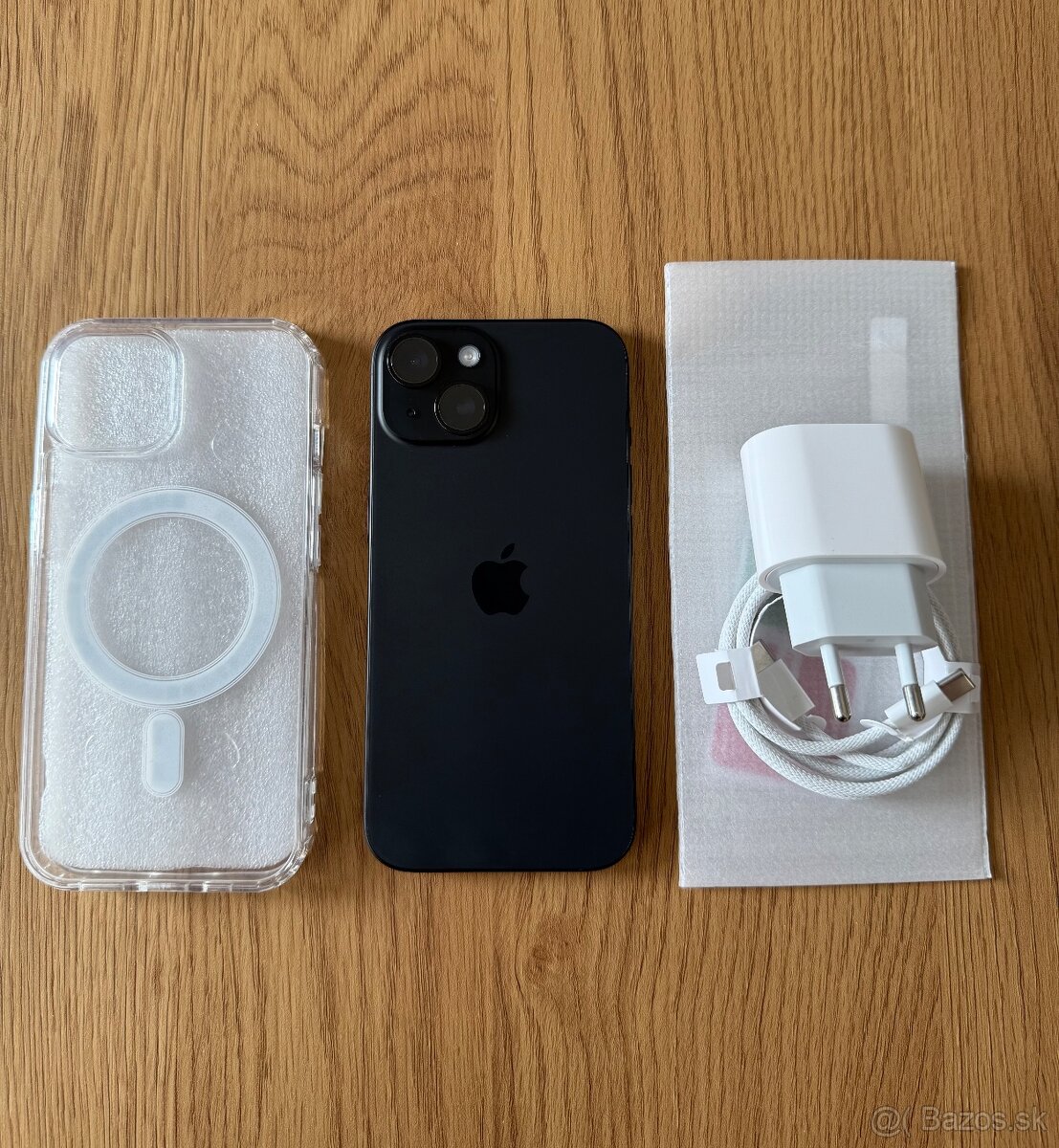 iPhone 15 128 gb Black v záruke + príslušenstvo - 4