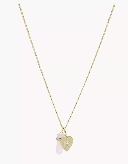 Fossil nový náhrdelník s príveskom - 4