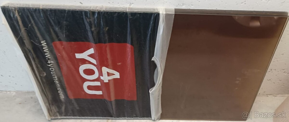 Tvrdené dymové sklo 3ks - 4