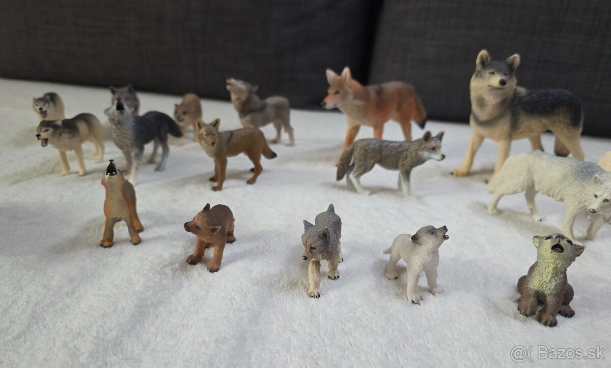 Vlky Schleich a Papo - 4