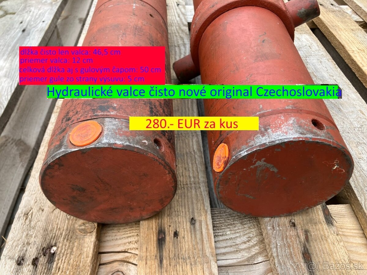 Kyper majler a hydraulický piest na vlečku original ČSSR - 4