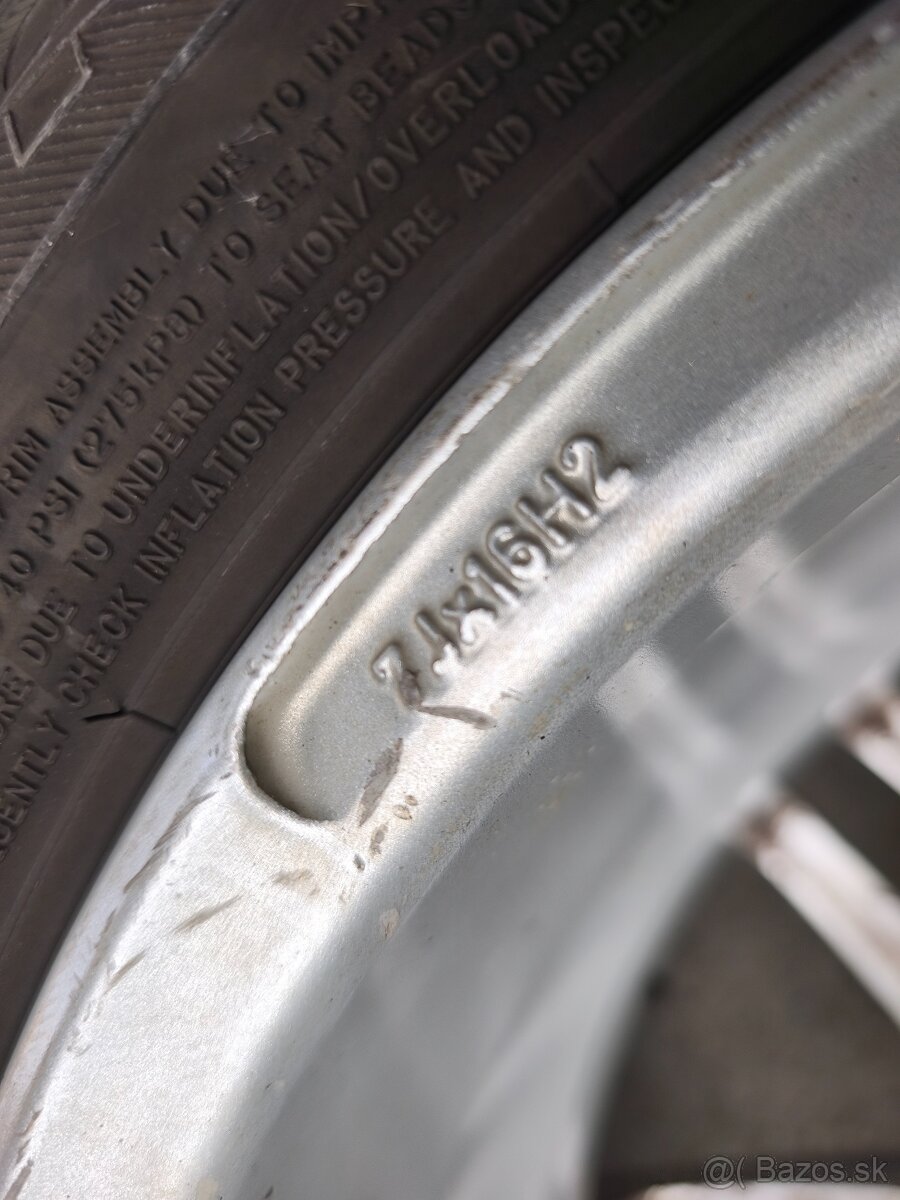 Alu disky 5x105 r16 Opel Mokka zimné pneumatiky 195/70 r16 - 4