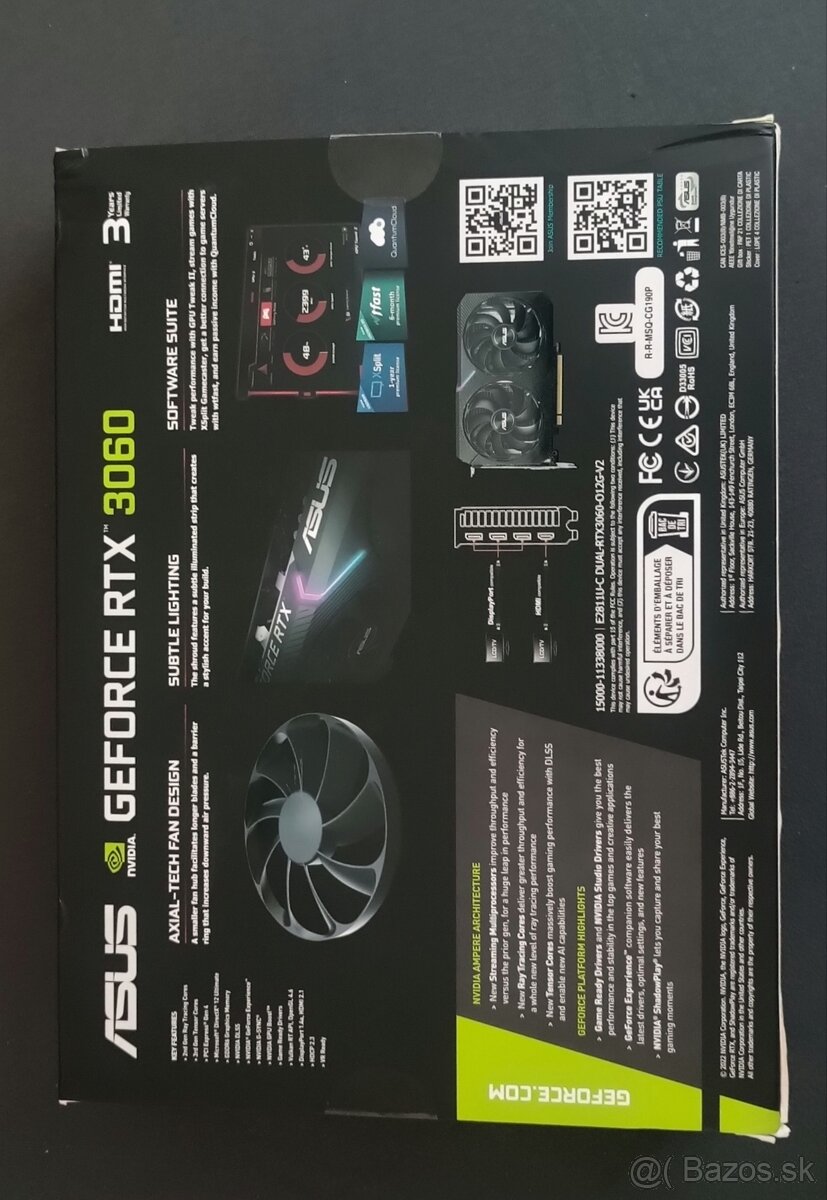 Asus dual GeForce RTX 3060 O12G V2 - 4