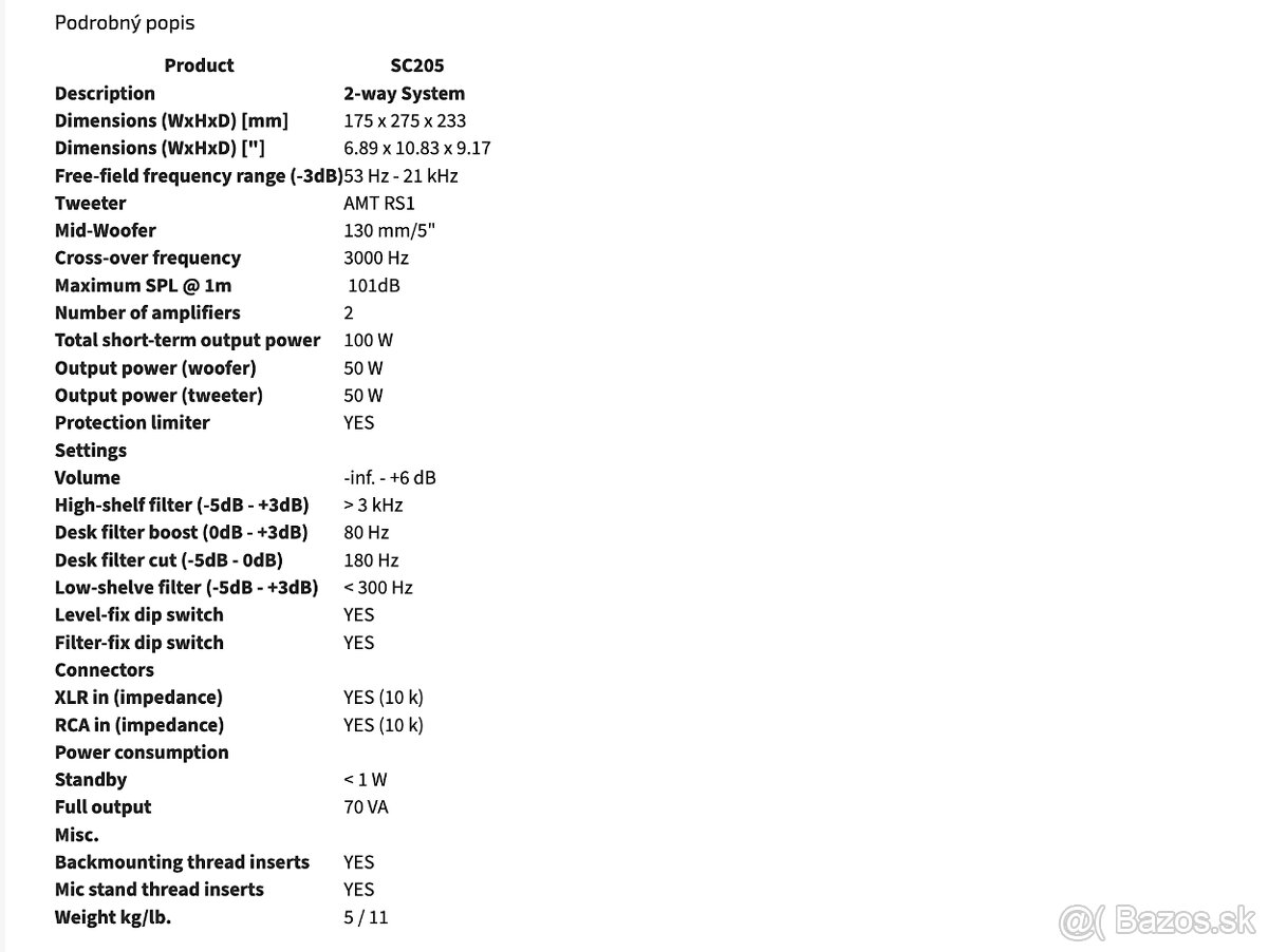 Štúdiové reproduktory Eve Audio SC205 - 4