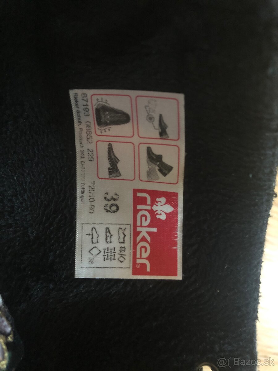 Predám Rieker topánky - 4