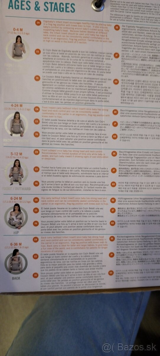 Ergobaby nosič - 4