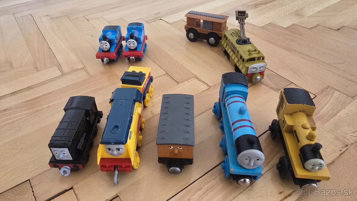 Detská drevená dráha vláčiky - 4