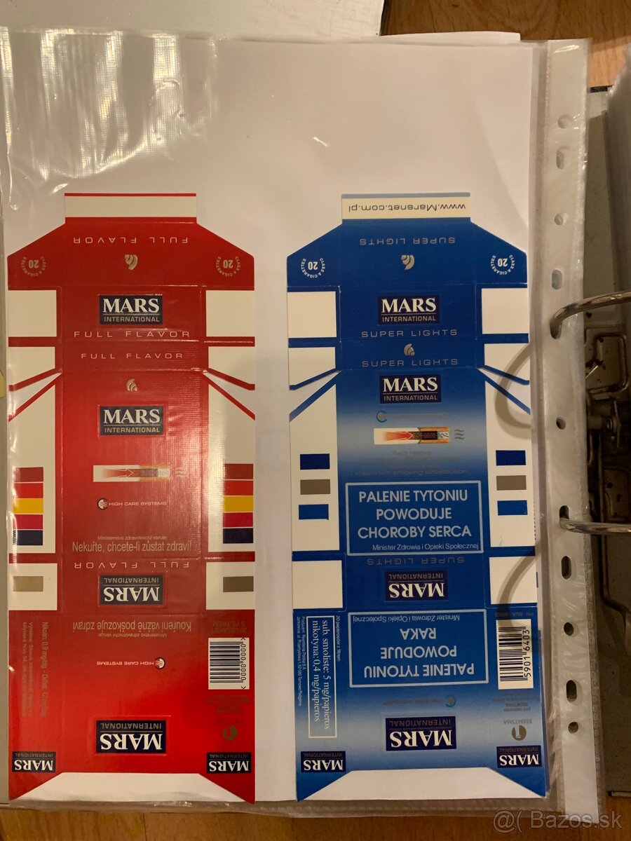 Zbierka cigaretových krabičiek - 4