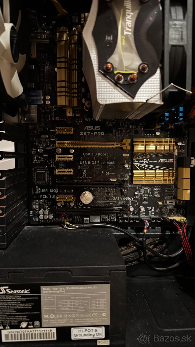 Predám PC s Intel Core i7-4770K 3.5GHz - 4